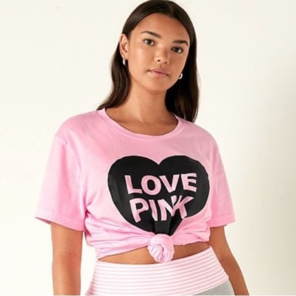 Victoria’s Secret Pink ORIGINALS Bling Shirt Matching Bling Campus Pants SET - Picture 10 of 13